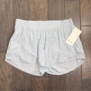 Lululemon NWT Hotty Hot High-Rise Lined Short 4" Starch Blue